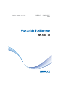 Mode d’emploi Humax NA-FOX HD Récepteur numérique