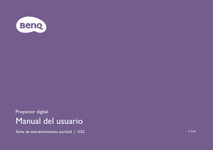 Manual de uso BenQ GS2 Proyector