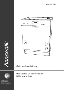 Bedienungsanleitung Hanseatic WQP12-7709H Geschirrspüler