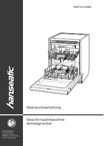 Bedienungsanleitung Hanseatic WQP12-J7309N Geschirrspüler