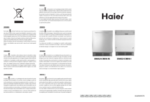 Manual Haier DW12-CBE6 I Máquina de lavar louça