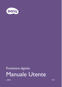 Manuale BenQ LU9245 Proiettore