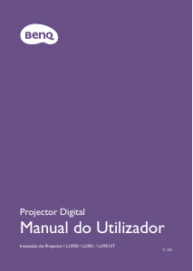 Manual BenQ LU951ST Projetor