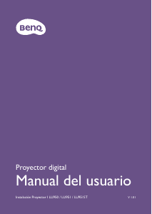 Manual de uso BenQ LU951ST Proyector