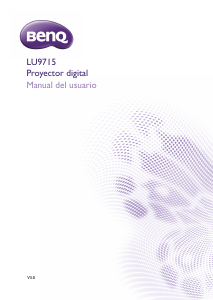 Manual de uso BenQ LU9715 Proyector