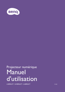 Mode d’emploi BenQ LW890UST Projecteur