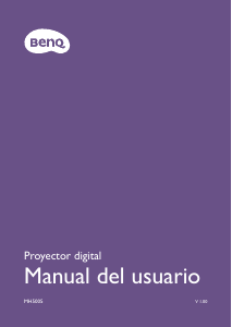 Manual de uso BenQ MH5005 Proyector