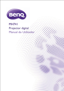 Manual BenQ MH741 Projetor