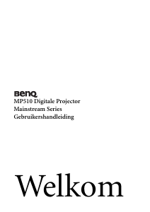 Руководство BenQ MP510 Проектор
