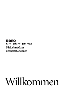 Bedienungsanleitung BenQ MP513 Projektor