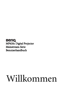 Bedienungsanleitung BenQ MP620C Projektor