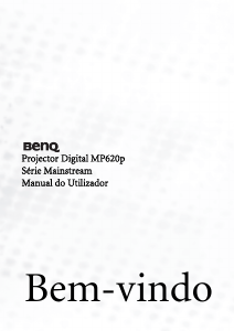 Manual BenQ MP620P Projetor