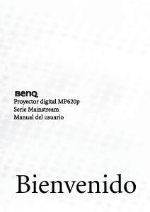 Manual de uso BenQ MP620P Proyector