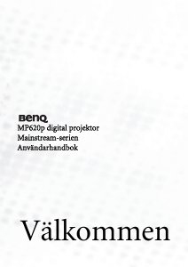 Bruksanvisning BenQ MP620P Projektor