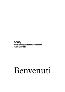 Manuale BenQ MS500H Proiettore