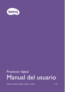 Manual de uso BenQ MS536 Proyector