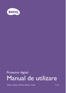 Manual BenQ MS536 Proiector