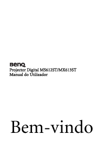 Manual BenQ MS612ST Projetor