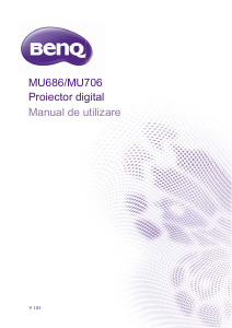 Manual BenQ MU706 Proiector