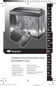 Bruksanvisning Ferplast Blucompact 02 Akvariefilter