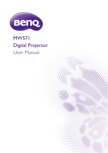Manual BenQ MW571 Projector