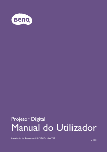 Manual BenQ MW707 Projetor