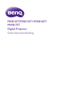 Handleiding BenQ MW817ST Beamer