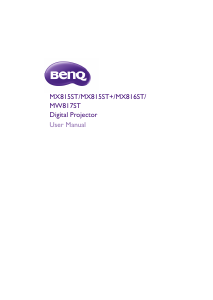 Manual BenQ MW817ST Projector