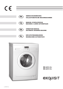 Manual Exquisit WA 6012 A+ Washing Machine