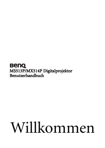 Bedienungsanleitung BenQ MX514P Projektor
