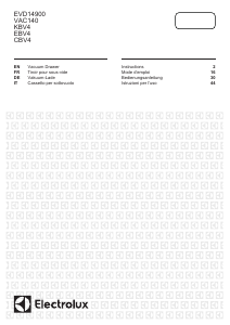 Mode d’emploi Electrolux KBV4X Appareils de mise sous vide