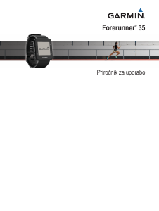 Priročnik Garmin Forerunner 35 Športna ura