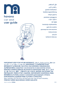 Εγχειρίδιο Mothercare Havana Κάθισμα αυτοκινήτου