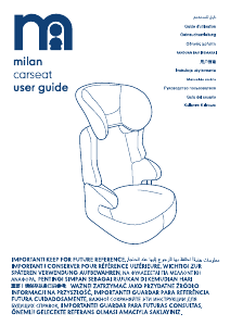 说明书 Mothercare Milan 汽车座椅
