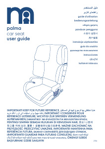 Εγχειρίδιο Mothercare Palma Κάθισμα αυτοκινήτου