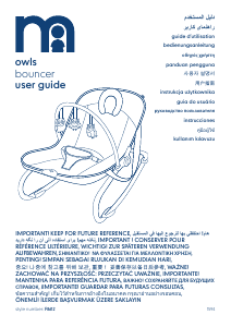 Instrukcja Mothercare Owls Leżaczek