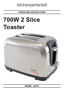 Manual Kitchen Perfected E2019BS Toaster