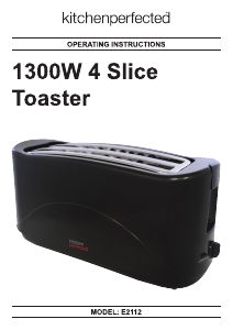 Manual Kitchen Perfected E2112 Toaster
