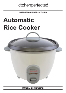 Manual Kitchen Perfected E3302 Rice Cooker