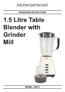 Handleiding Kitchen Perfected E5012 Blender