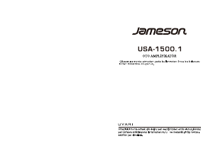 Kullanım kılavuzu Jameson USA-1500.1 Oto amplifikatörü