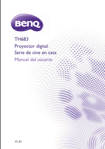 Manual de uso BenQ TH683 Proyector