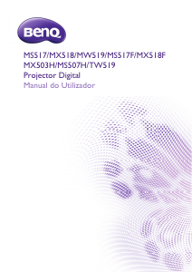 Manual BenQ TW519 Projetor