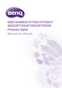 Manual BenQ TW523P Proiector