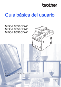 Manual de uso Brother MFC-L8850CDW Impresora multifunción