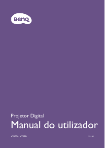 Manual BenQ V7050i Projetor