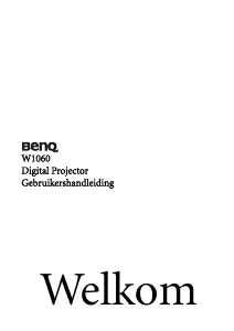 Handleiding BenQ W1060 Beamer