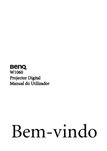 Manual BenQ W1060 Projetor