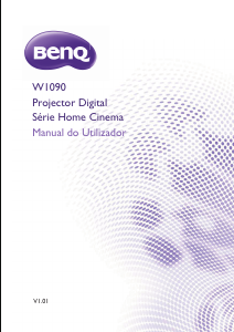 Manual BenQ W1090 Projetor