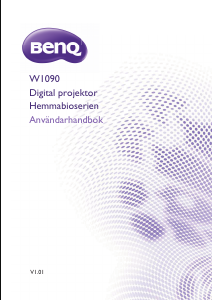 Bruksanvisning BenQ W1090 Projektor